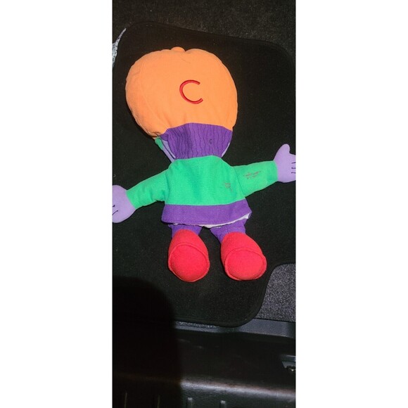 Vtg The Letter People Mister C Cap  Puppet Alphabet Plush Abrahams Learning - Picture 2 of 2